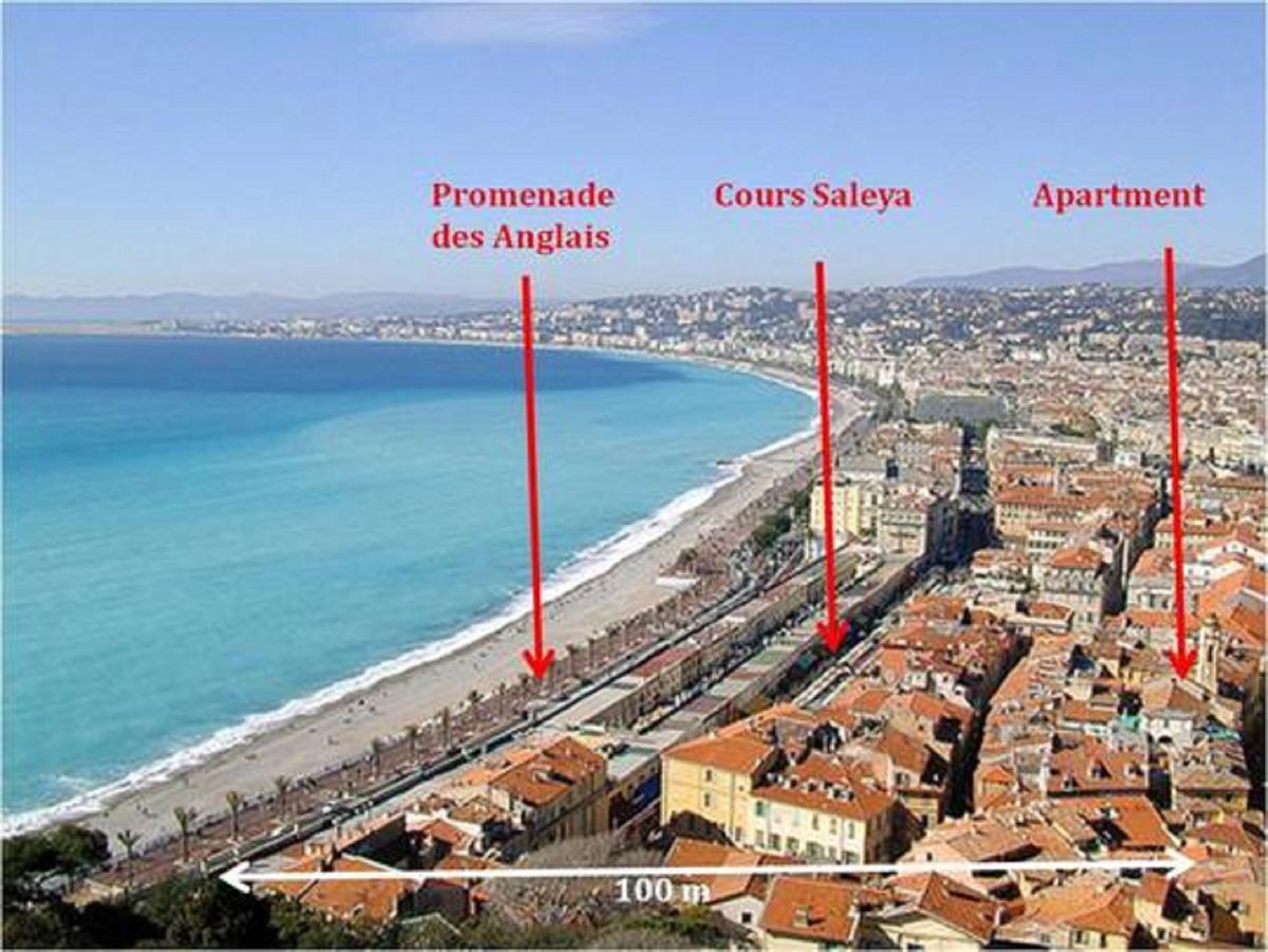 Pref 2 - F4 - Vaste Et Bourgeois ,3 Chambres, Ascenseur, Vx-Nice Exterior photo